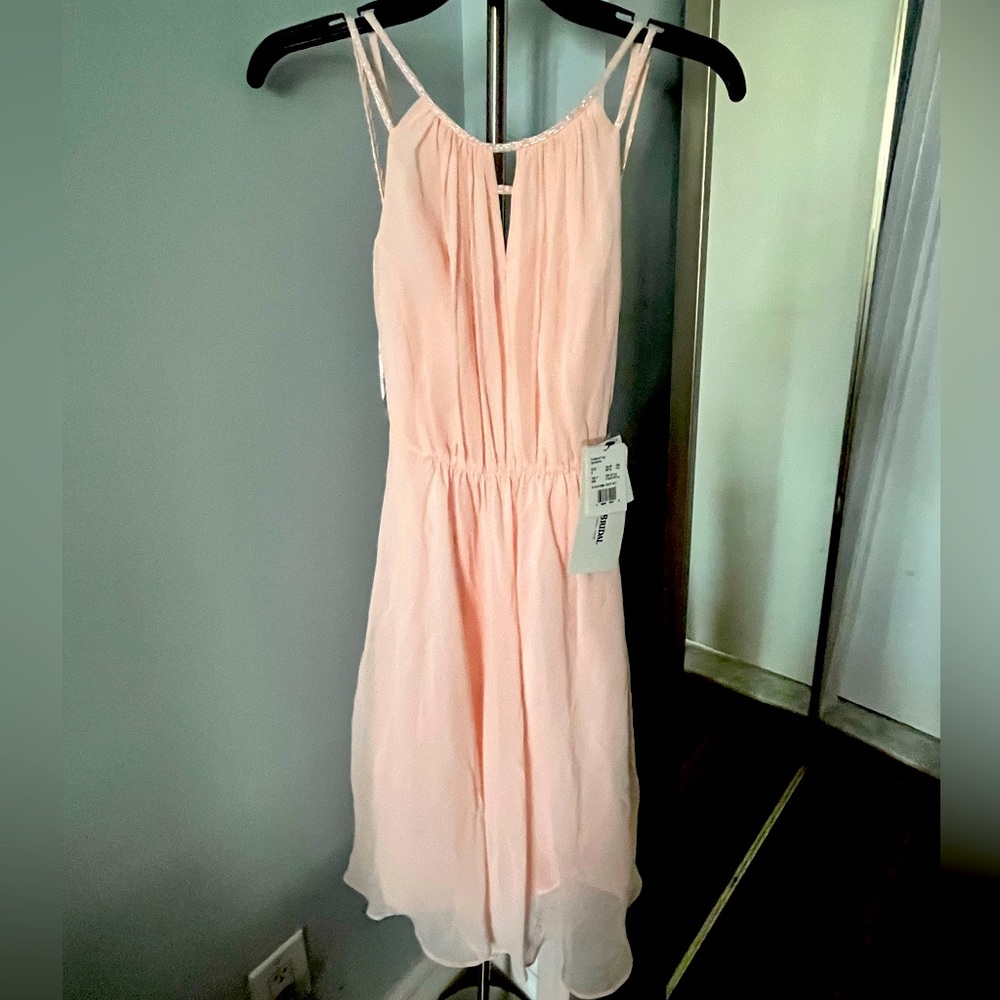 David’s Bridal sparkling beaded dress